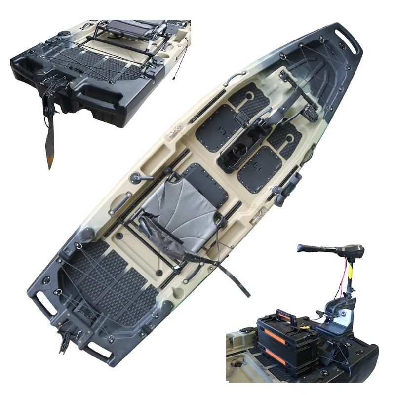 Fishing Kayak Paddle - 1인용 HDPE/PE 시트온탑 CE 인증 모터식