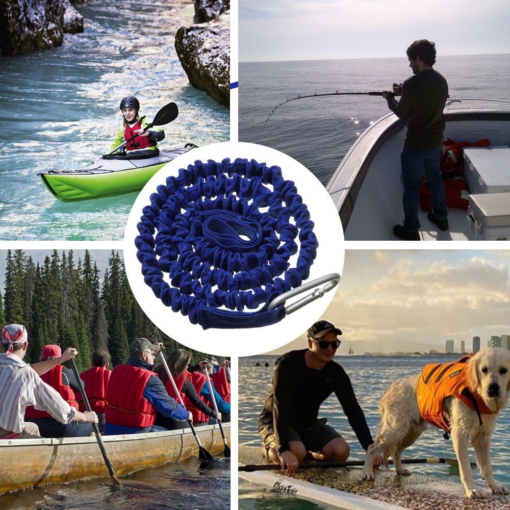 조정 가능한 탄성 카약 카누 패들 가죽 끈 낚싯대 가죽 - Fishing Kayak Paddle Leash 리뷰 및 가격