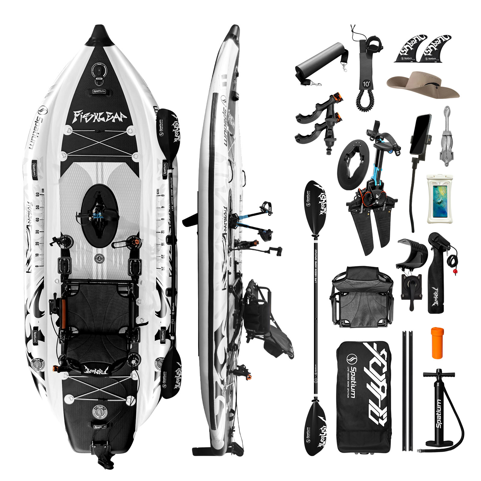 스파티움 11.5피트 플리퍼 페달 드라이브 낚시용 풍선 - Fishing Kayak Pedal Drive 리뷰 및 가격