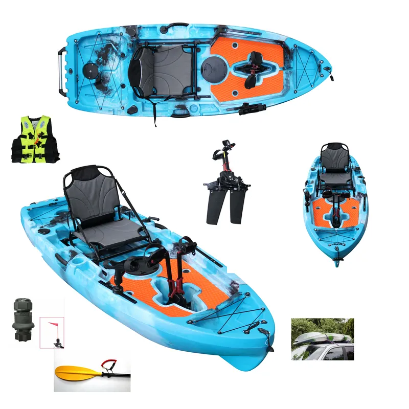 바이킹 오션 싱글 시트온탑 HDPE 플라스틱 선체 플랩 - Fishing Kayak Pedal Drive 리뷰 및 가격